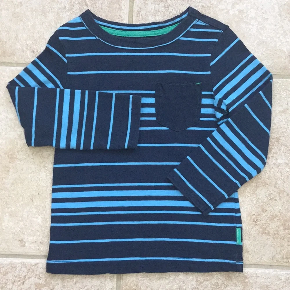OshKosh B'gosh Boys Striped Pocket Tee Shirt